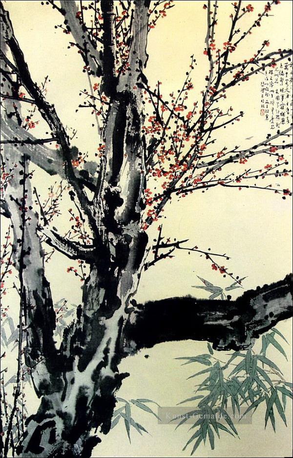 Xu Beihong Blumenpflaumenblüte Kunst Chinesische Ölgemälde